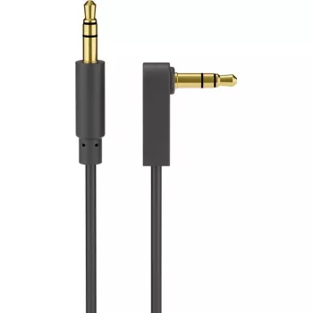 Audio kabelis Goobay 67782 0,5 m 3,5 mm kištukas į 3,5 mm kištuką juodas