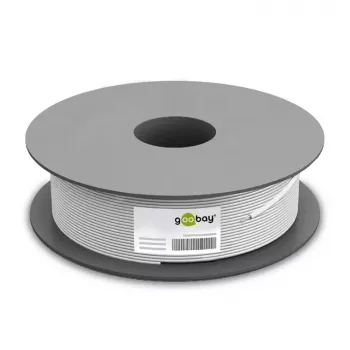 Tinklo kabelis Goobay CAT 6 lauko S/FTP 100 m juodas