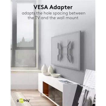 VESA adapteris televizoriaus tvirtinimui prie sienos Goobay 60134