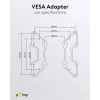VESA adapteris televizoriaus tvirtinimui prie sienos Goobay 60134