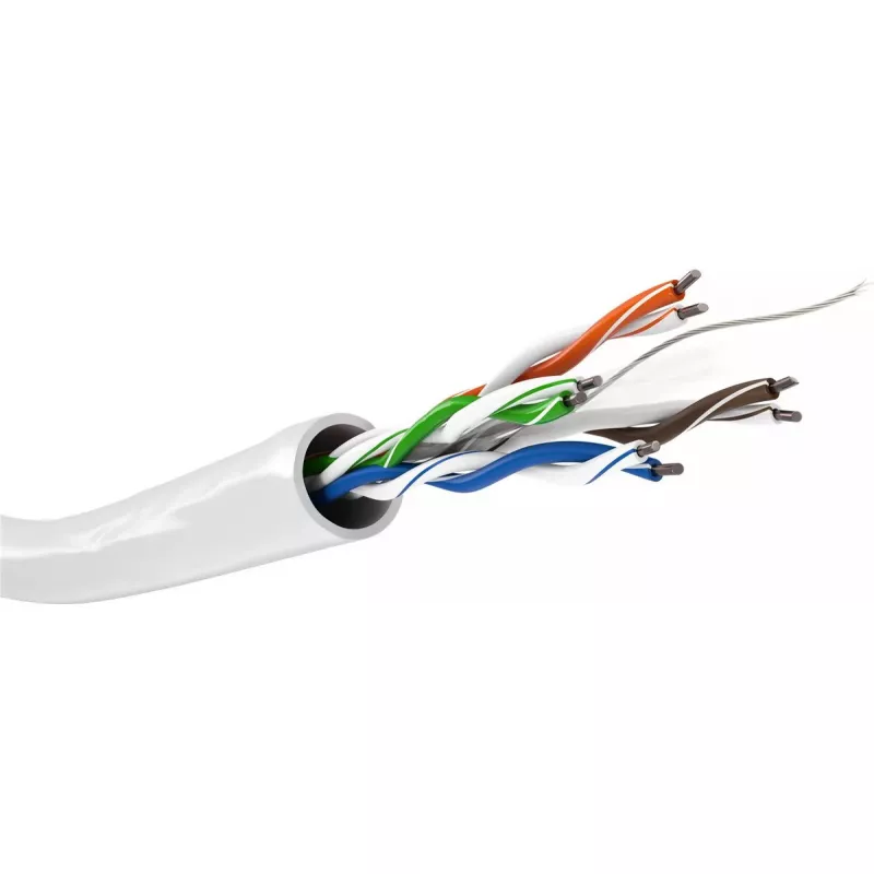 Tinklo kabelis Goobay 94965 U/UTP Cat6 100 m Pilkas