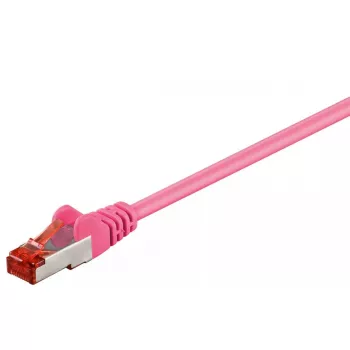 Tinklo kabelis Goobay CAT 6 komutacinis kabelis RJ-45 Cat6 10 m purpurinės spalvos