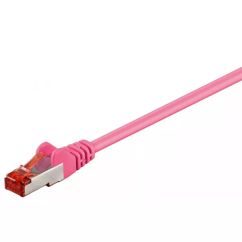 Tinklo kabelis Goobay CAT 6 komutacinis kabelis RJ-45 Cat6 10 m purpurinės spalvos