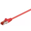 Tinklo kabelis Goobay CAT 6 komutacinis kabelis RJ-45 Cat6 1m Raudonas