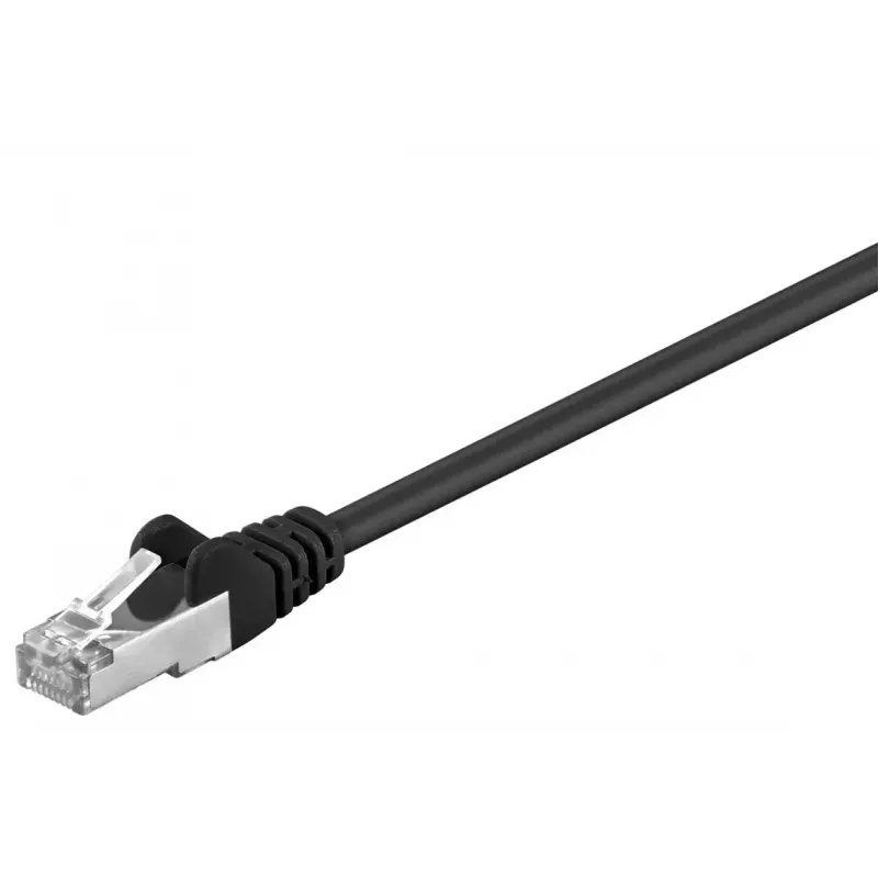 Tinklo kabelis Goobay 68673 RJ-45 Cat5e 5 m juodas