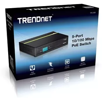 Tinklo komutatorius nevaldomas Trendnet TPE-S50