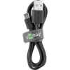 Goobear Micro-USB greito įkrovimo ir sinchronizavimo laidas 1 m USB 2.0 juodas