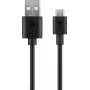 Goobear Micro-USB greito įkrovimo ir sinchronizavimo laidas 1 m USB 2.0 juodas