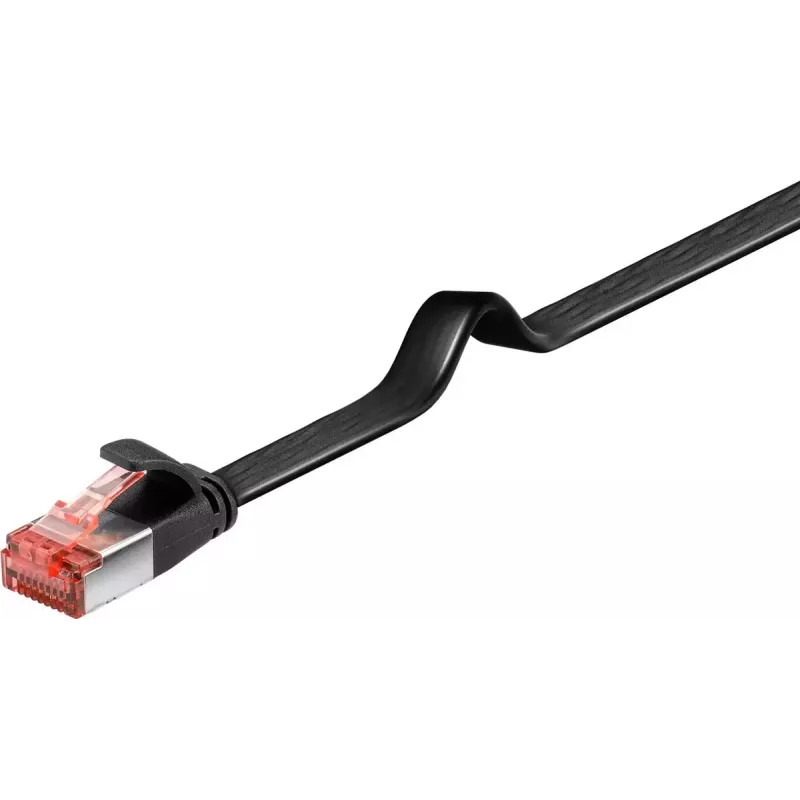 Tinklo kabelis Goobay 94233 Juodas 2m Cat6 U/FTP (STP)