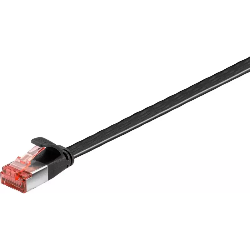 Tinklo kabelis Goobay 94231 juodas 1 m Cat6 U/FTP (STP)