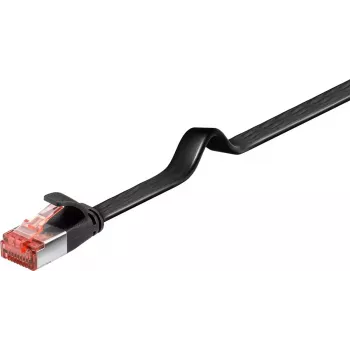 Tinklo kabelis Goobay 94231 juodas 1 m Cat6 U/FTP (STP)