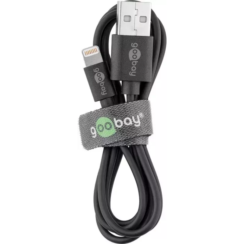 Goobay Lightning USB įkrovimo ir sinchronizavimo laidas 0,5 m Lightning USB A CE MFi