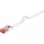 Tinklo kabelis Goobay 94913 RJ-45 Cat6 0,25 m baltas