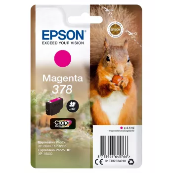 Epson 378 Magenta 360 psl. kasetė C13T37834010 rašalas