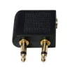 Kabelių jungčių adapteris LOGILINK CA1089 — 2×3.5 mm į 1×3.5 mm, paauksuoti kontaktai, juodas