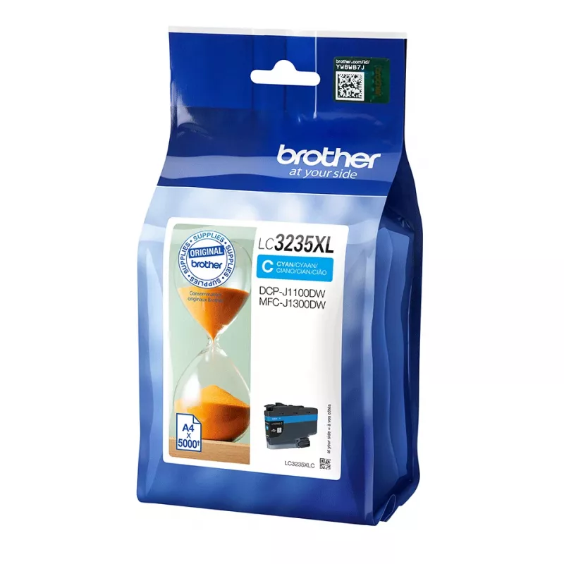 Brother LC3235XLC rašalo kasetė 1 vnt. Originali Didelio (XL) našumo Žydra