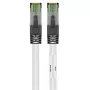 Tinklo kabelis Goobay CAT 8.1 Patch Cord RJ-45 Cat8.1 1m Baltas
