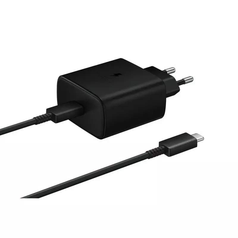 Samsung EP-TA845 išmaniojo telefono įkroviklis juodas AC greitasis įkrovimas vidaus
