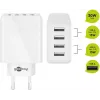 Vidinis įkroviklis Wentronic 44962 Universalus Baltas 4 USB prievadai 5V