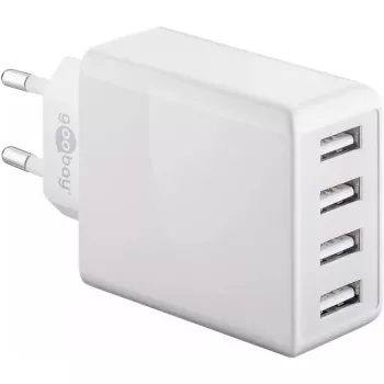Vidinis įkroviklis Wentronic 44962 Universalus Baltas 4 USB prievadai 5V