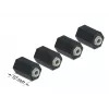 Tarpiklis M2.5 šešiakampis vidinis 10 mm juodas 4 vnt. DeLOCK 60243