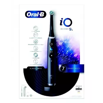 Oral-B iO 303015 elektrinis dantų šepetėlis Suaugusiems Rotacinis-osciluojantis dantų šepetėlis Juoda