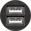 Goobay dviejų USB automobilinis kroviklis 24 W juodas greitas įkrovimas apsauga nuo viršsrovių