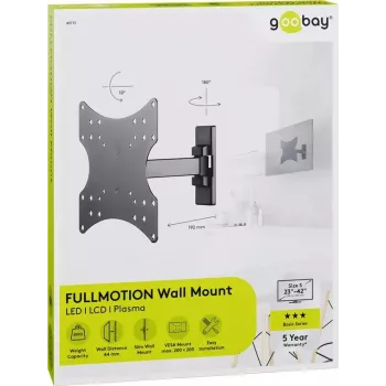 TV laikiklis Goobay 49713 106,7 cm (42 colių) Juodas