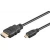 HDMI kabelis Goobay High Speed Micro 4K @ 60 Hz 1,5 m