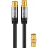Koaksialinis kabelis Wentronic 70346 1 m juodas