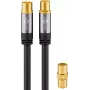 Koaksialinis kabelis Wentronic 70346 1 m juodas