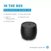 HP Black Bluetooth Speaker 360, laidinis ir belaidis, mono nešiojamas garsiakalbis, juodas, cilindro formos, su mygtukais, universalus