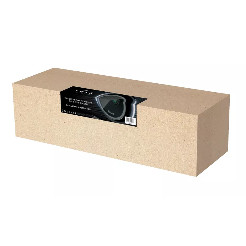 Trust Iris internetinė kamera, 3840 x 2160 pikselių, USB 3.2 Gen 1 (3.1 Gen 1), juoda