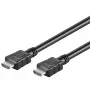 HDMI laidas Goobay 58443 5m A tipo 3 x A tipo juodas