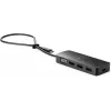 HP USB-C Travel Hub G2, laidinis, USB 3.2 Gen 1 (3.1 Gen 1) Type-C, juoda, Kinija, Windows 10, 107 mm