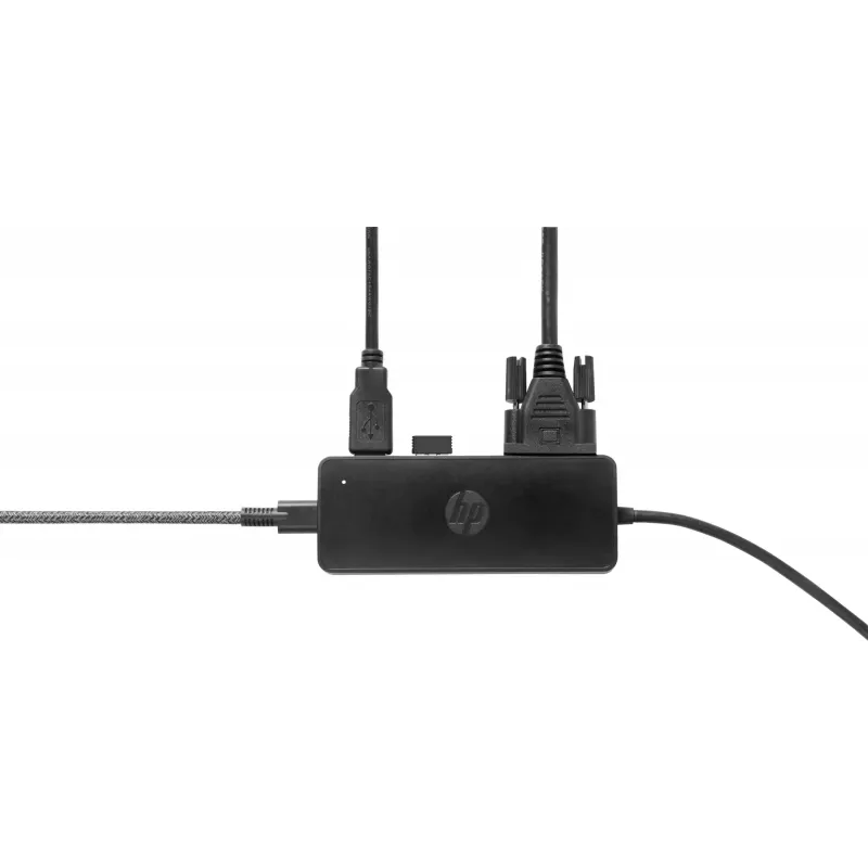 HP USB-C Travel Hub G2, laidinis, USB 3.2 Gen 1 (3.1 Gen 1) Type-C, juoda, Kinija, Windows 10, 107 mm