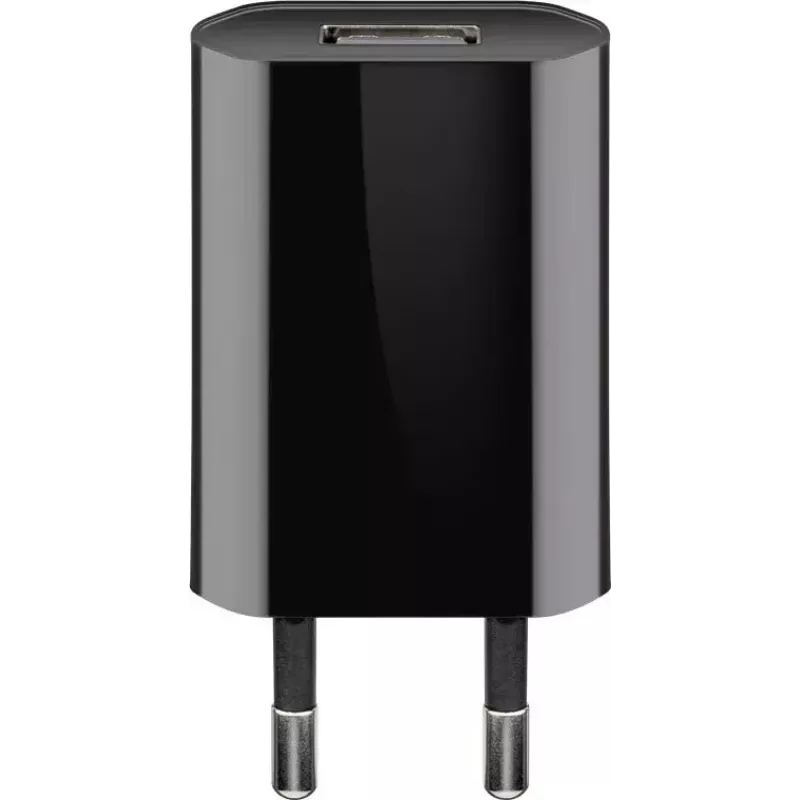 Įkroviklio rinkinys Goobay USB-C 5 W su kabeliu 1 m juodas