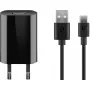 Įkroviklio rinkinys Goobay USB-C 5 W su kabeliu 1 m juodas