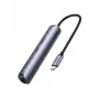 Ugreen 10919 nešiojamojo kompiuterio dokas / prievadų replikatorius Laidinis USB 3.2 Gen 1 (3.1 Gen 1) Type-C Pilka