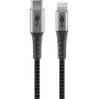 Goobay Lightning laidas 0,5 m USB C į Lightning 3A 20V juoda/pilka