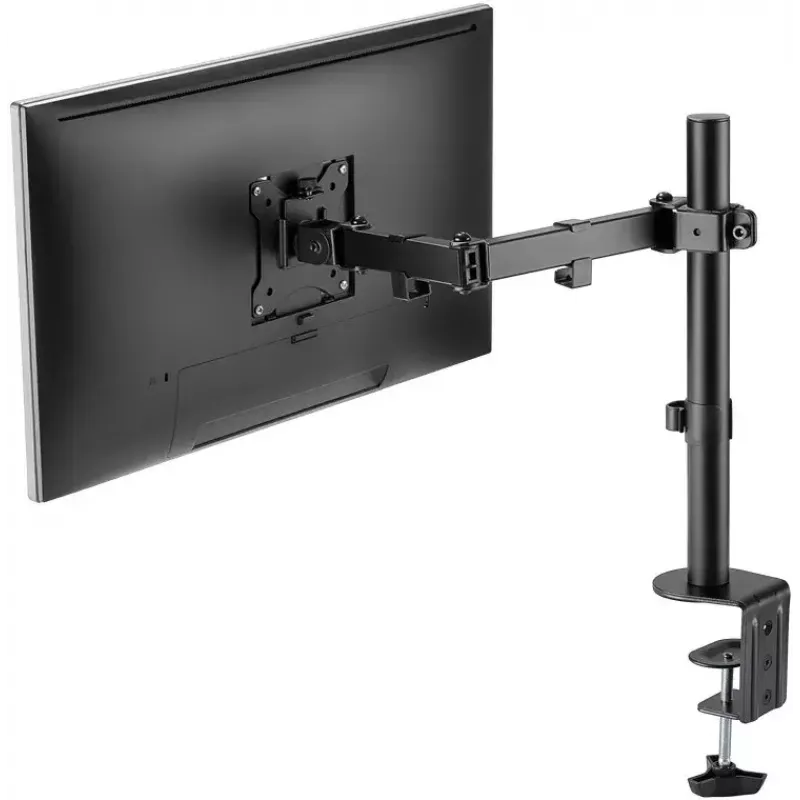 Goobay monitoriaus laikiklio stovas 81,3 cm 32 col. juodas reguliuojamas