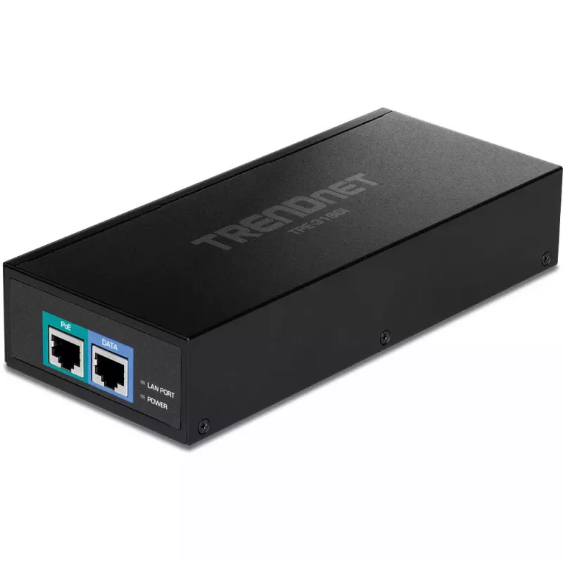 Trendnet TPE-319GI 10G PoE++ injektorius 10 Gigabit Ethernet juodas