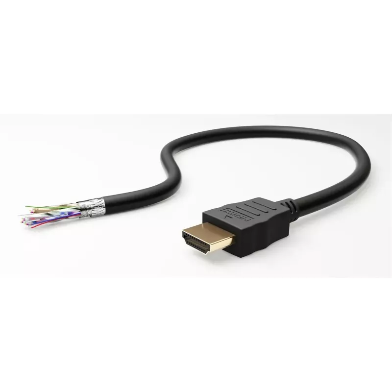 Goobay High Speed HDMI kabelis su eternetu 1 m 18 Gbit/s juodas