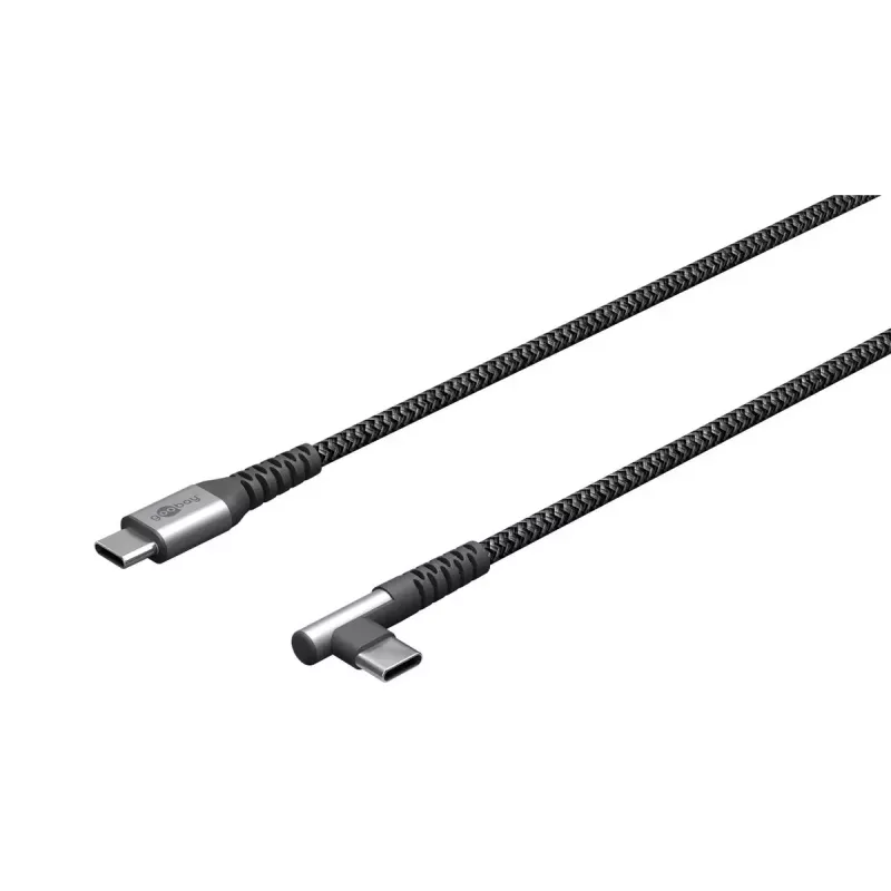 „Goobay“ USB laidas USB 2.0 2 m USB-C juoda pilka