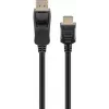 Goobay DisplayPort į HDMI adapterio kabelis 1 m DisplayPort HDMI A tipo