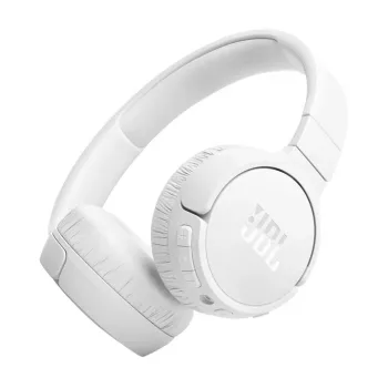 JBL Tune 670 NC ausinės laidas ir belaidis ant galvos Skambučiai / Muzika USB Type-C Bluetooth balta