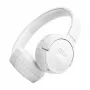 JBL Tune 670 NC ausinės laidas ir belaidis ant galvos Skambučiai / Muzika USB Type-C Bluetooth balta