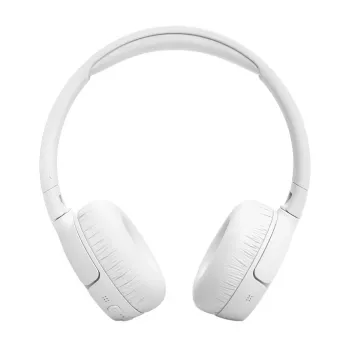 JBL Tune 670 NC ausinės laidas ir belaidis ant galvos Skambučiai / Muzika USB Type-C Bluetooth balta