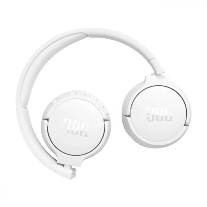 JBL Tune 670 NC ausinės laidas ir belaidis ant galvos Skambučiai / Muzika USB Type-C Bluetooth balta