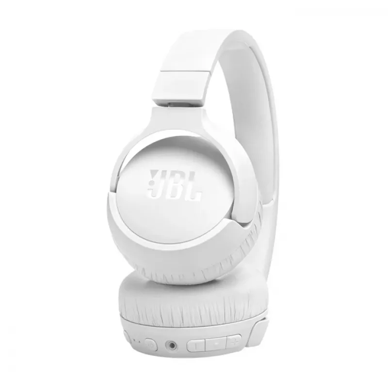 JBL Tune 670 NC ausinės laidas ir belaidis ant galvos Skambučiai / Muzika USB Type-C Bluetooth balta
